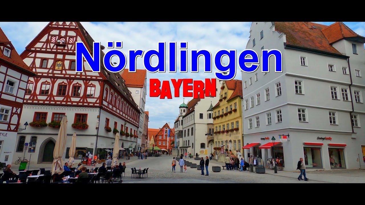 Nördlingen (Bayern) 4K 🎥🇩🇪