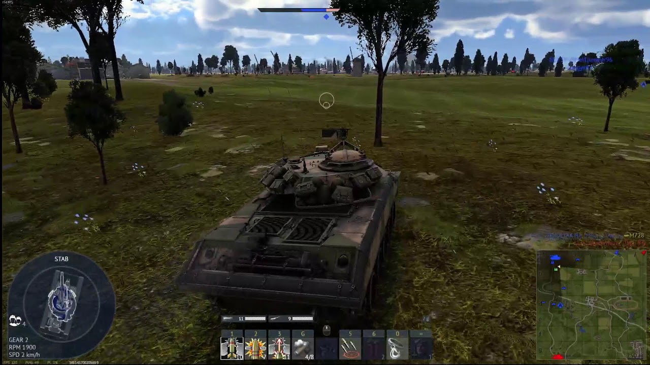 War Thunder USA tech tree challenge
