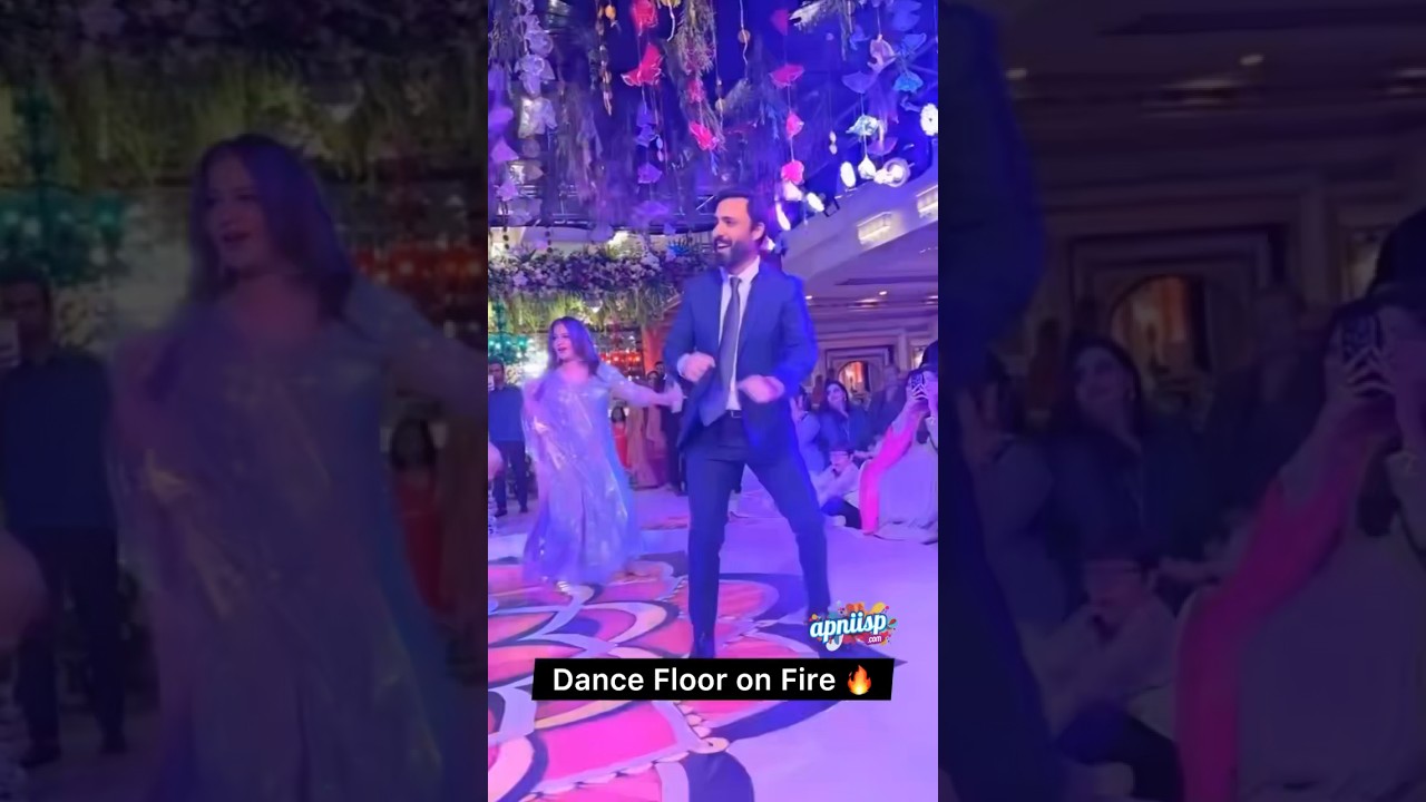 Ahmed Ali Akbar, Osman Khalid Butt and Uzair Jaswal dancing on Pasoori at their friend's wedding!