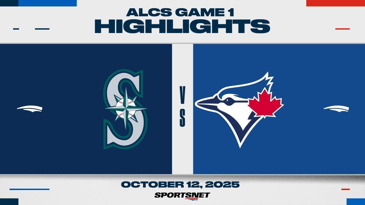 MLB ALCS Game 1 Highlights | Mariners vs. Blue Jays - October 12, 2025