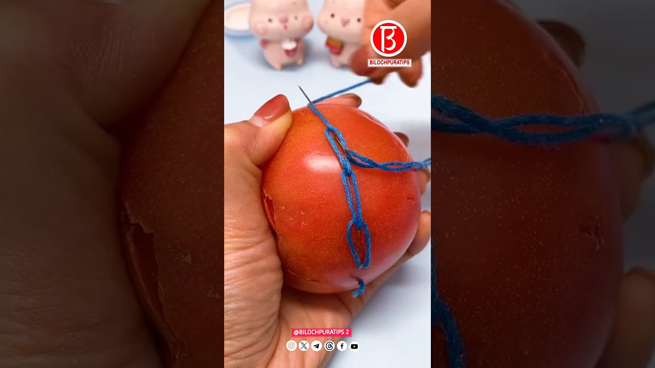invisible sewing method,  tomato 🍅 which is invisible from the outside and is simple and practical