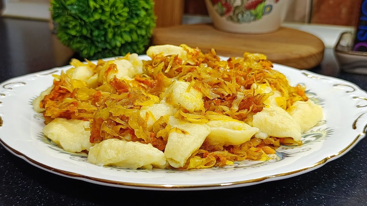 🥟 Ленивые вареники с капустой без лепки— быстрый и очень вкусный рецепт!