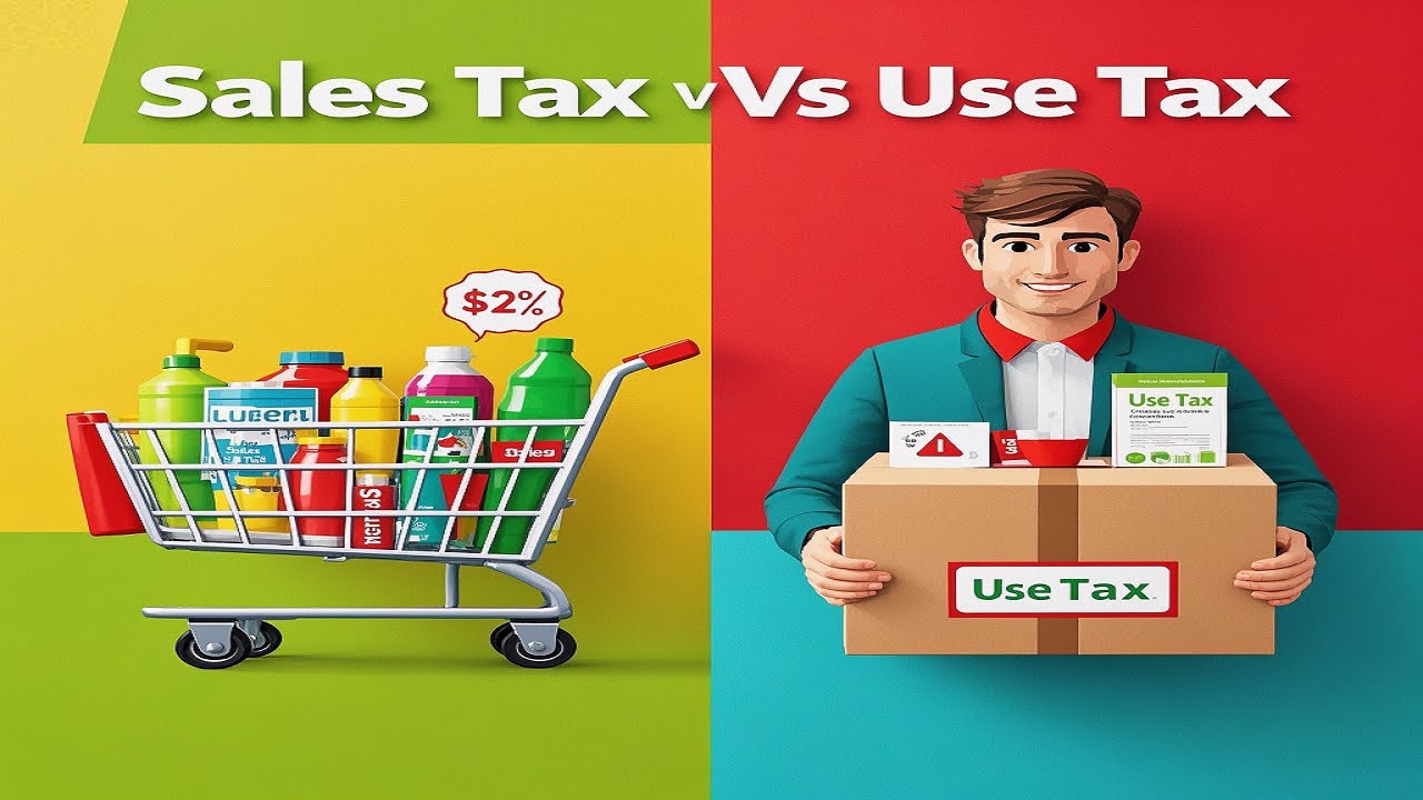 Difference between Sales Tax & Use Tax.