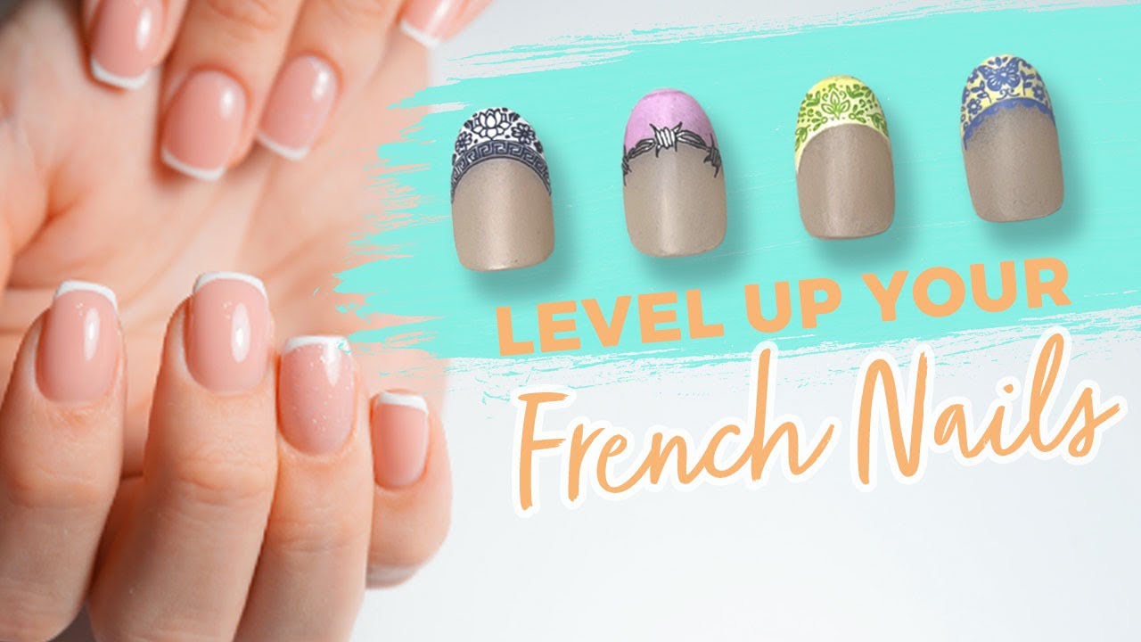 😍 4 Easy French Nail Art Styles You Should Try using Nail Stamping Plates | Maniology LIVE!