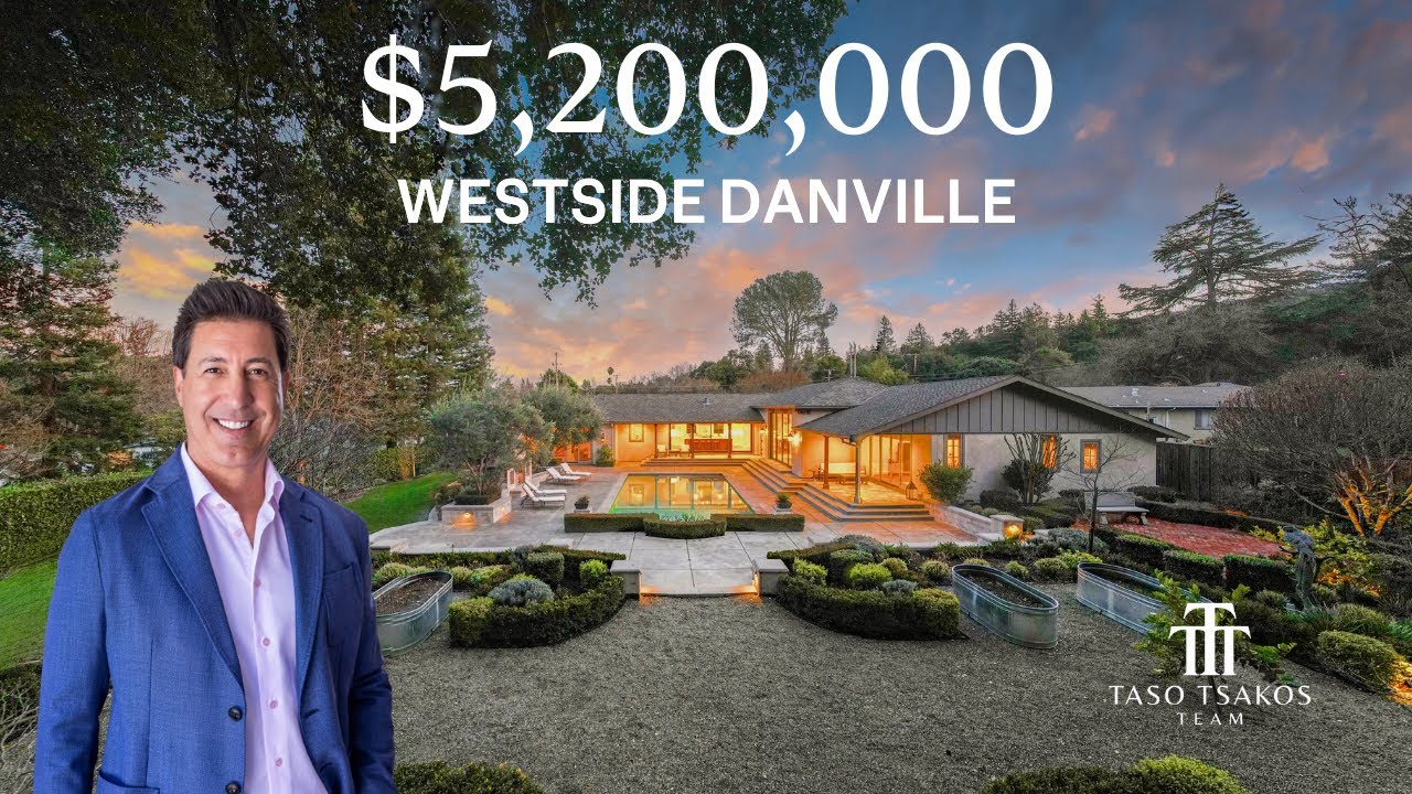 Inside a $5.2M East Bay Dream Home That Will Blow Your Mind! 322 W Prospect Ave, Westside Danville