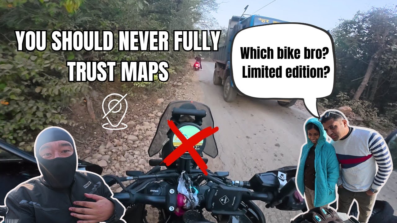 MAP ERROR ‼️🚫 || BIKE RIDE TROUBLE || CHANDIGARH TO BIR || DARKEST RIDE || TIBETAN VLOGGER 2025