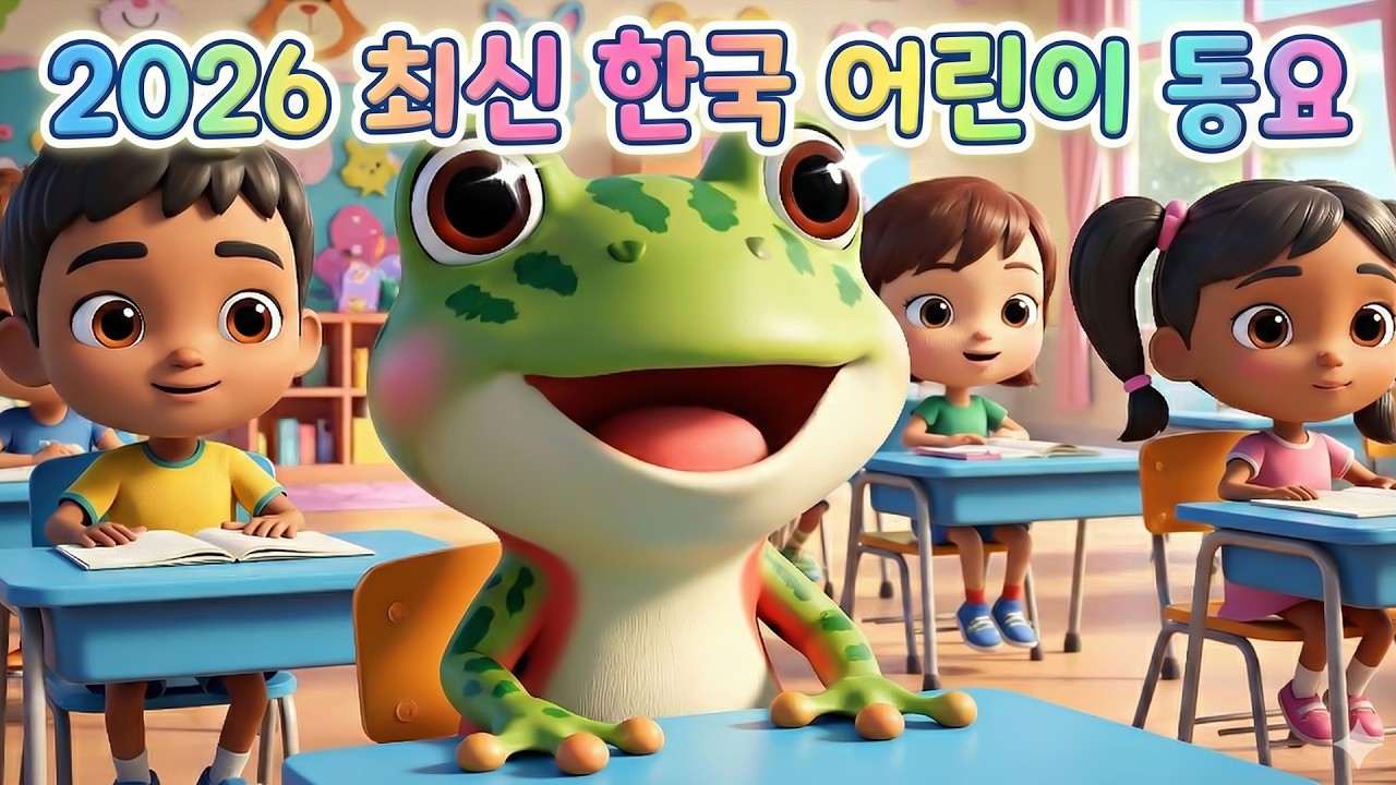 🚀 2026 최신 한국 어린이 동요 🎶 아이들을 위한 신나는 애니메이션 노래 🎈 신나는 동요