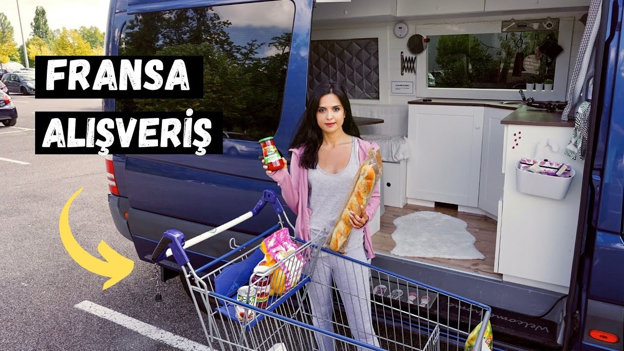 FRANSA MARKET ALIŞVERİŞİMİZ, DOLABI DOLDURDUK 🥦  Fransa Süpermarketindeki Fiyatlar | KARAVAN HAYATI
