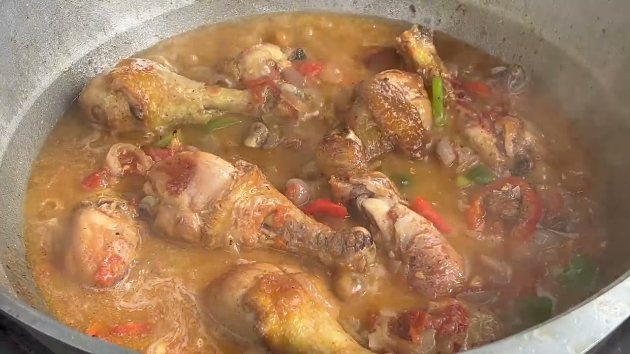 ЧАХОХБИЛИ в КАЗАНЕ на КОСТРЕ. Как приготовить Чахохбили из курицы?
