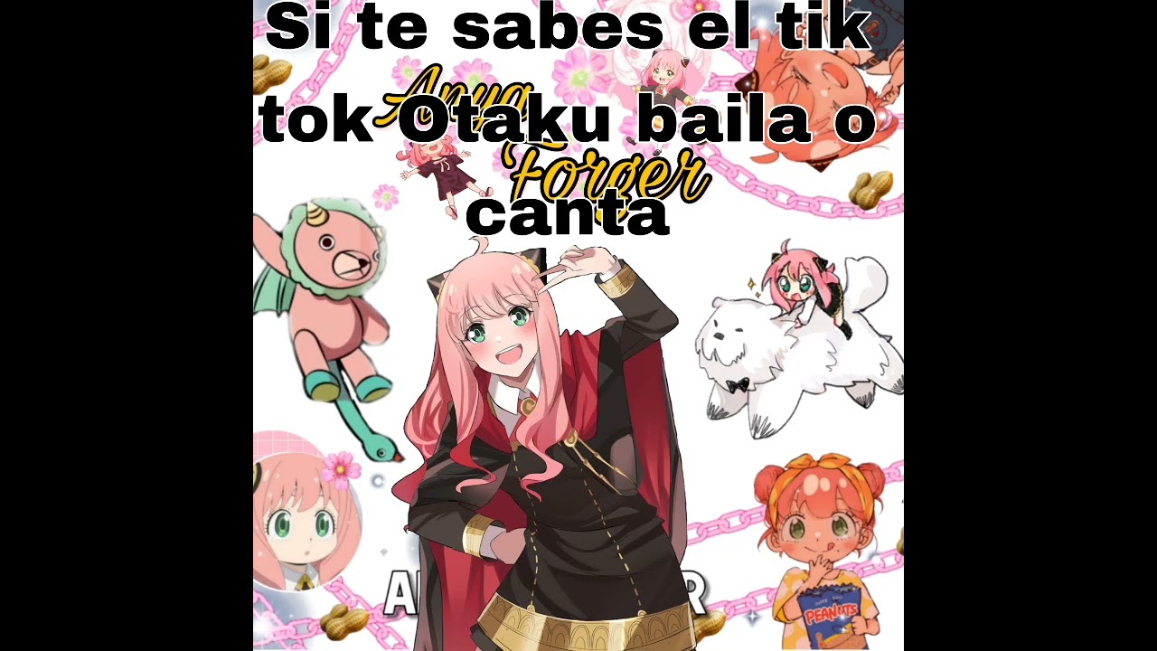 si té sabes el tik tok Otaku baila o canta
