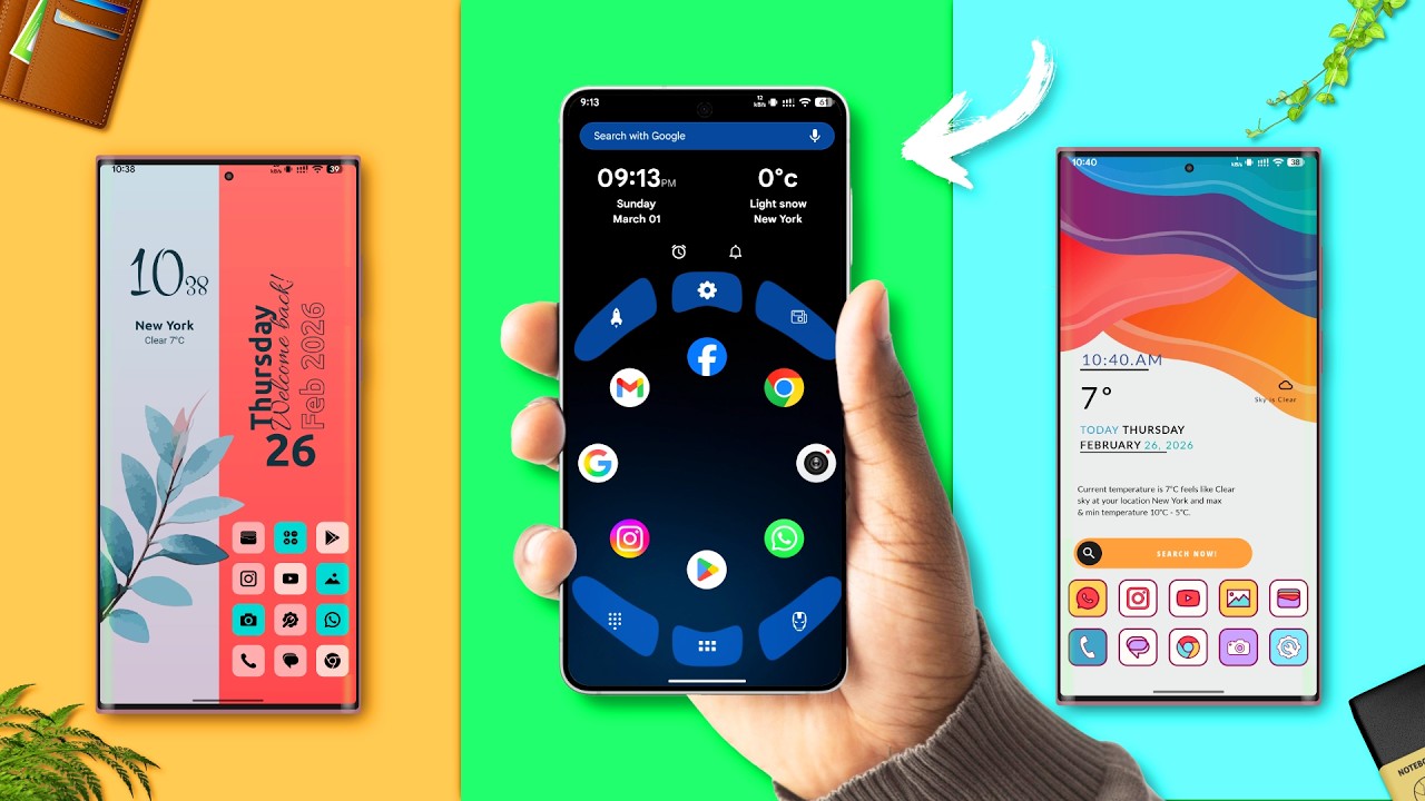 Топ-5 УНИКАЛЬНЫХ лаунчеров для Android, которые вы обязательно должны попробовать прямо сейчас в ...