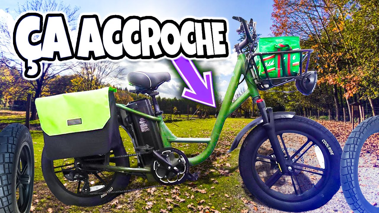 Test des pneus coolride sur fatbike