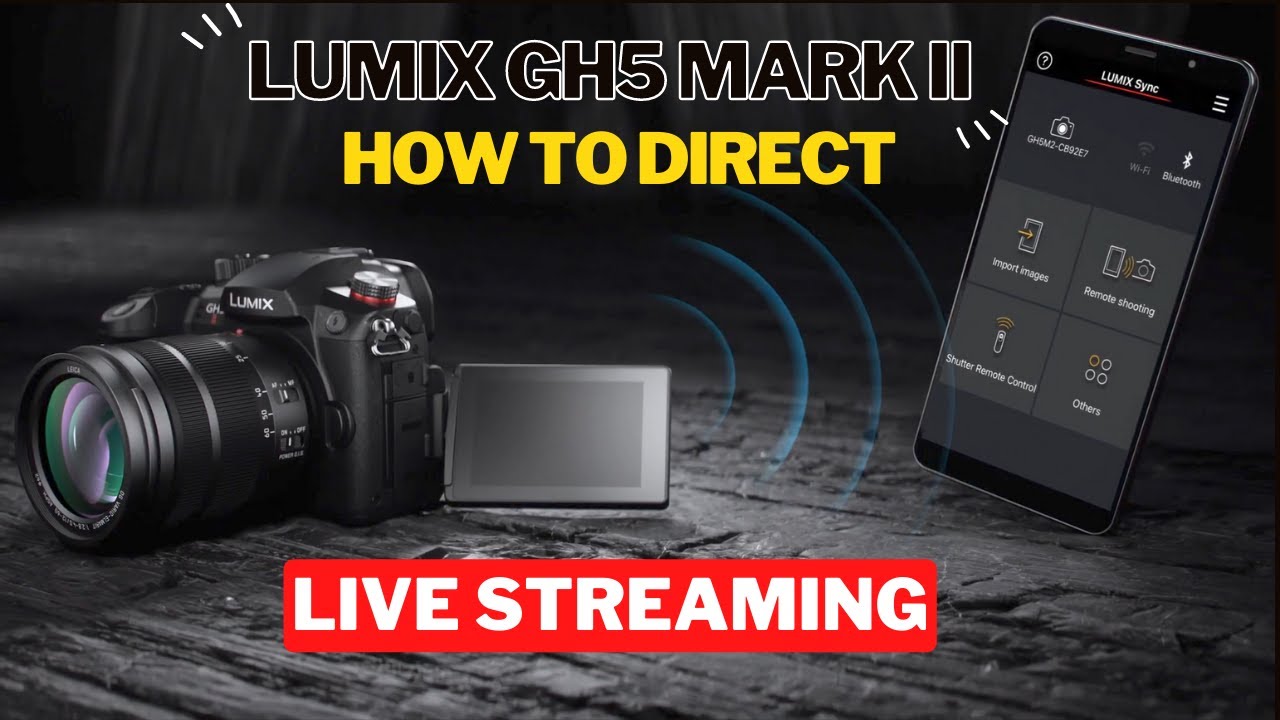 Cara Live Streaming Lumix GH5 Mark II