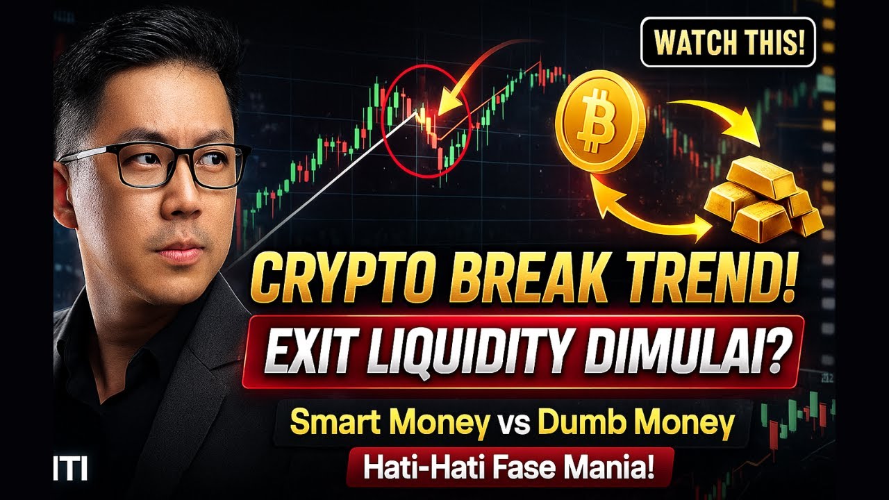 Emas & Crypto Turun, Saham Naik? Hati-Hati: Ini Bukan Bullish&hellip; Ini Exit Liquidity!