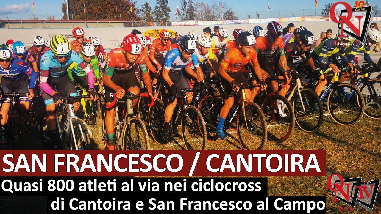 SAN FRANCESCO / CANTOIRA - Quasi 800 atleti al via nei ciclocross