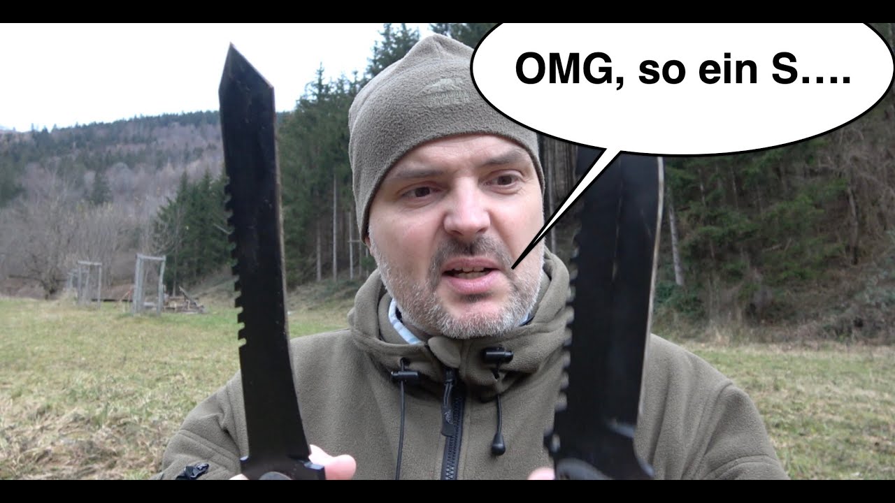 Reini zerstört TOPS Riesenmesser | Survival Messer