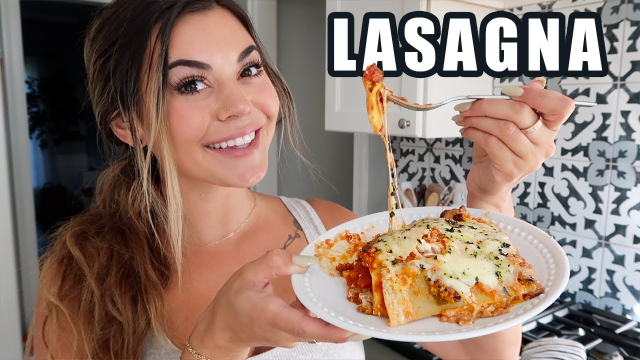 My First Time Making LASAGNA!!