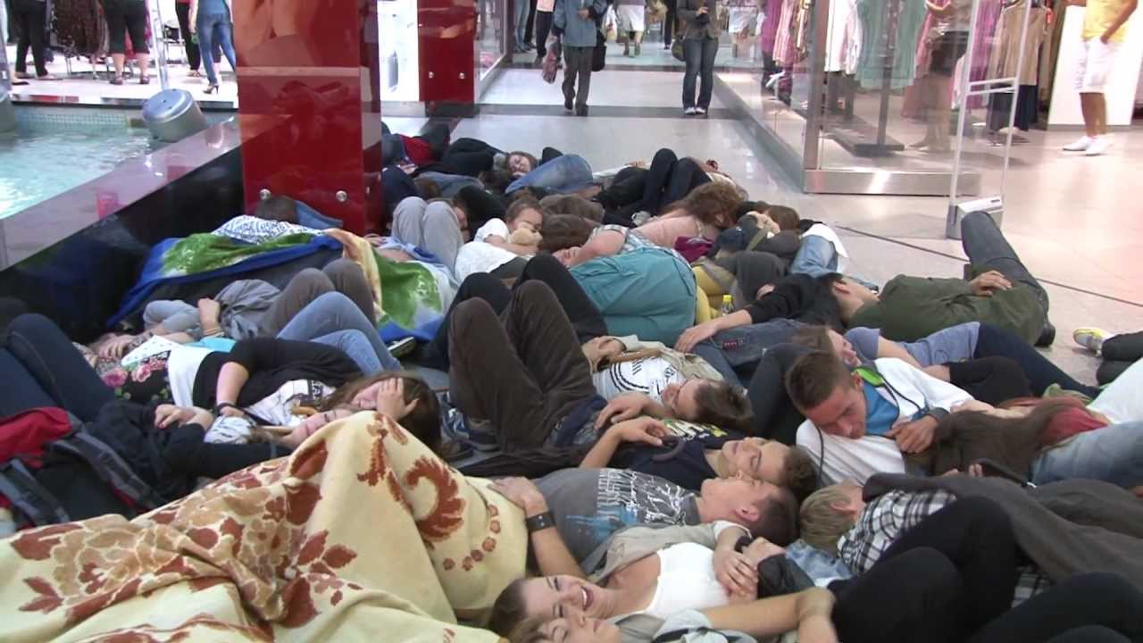 Flash Mob - Sleep w Rzeszowie (Galeria graffica)