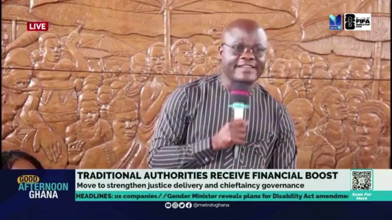 Traditional Authorities Receive Financial Boost. Move to Strengthen Justice Delivery
