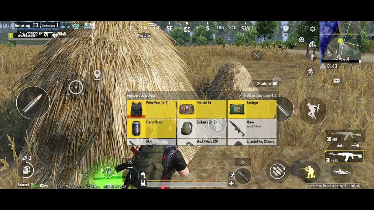 PUBG 1 Kill Clutch | Gujarati Gameplay | 14 Min Match