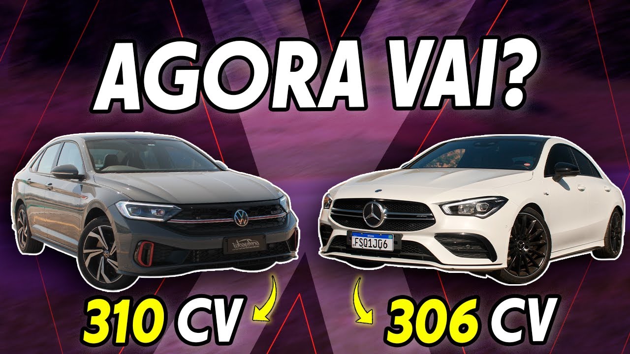 A REVANCHE! Novo Volkswagen Jetta GLI fuçado encara Mercedes-AMG CLA 35 no Arrancadão #77