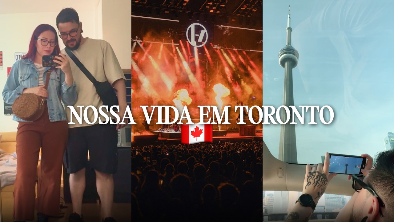 Nossa vida em Toronto, um show inesquecível e fazendo uma chipa | Vlog Canadá