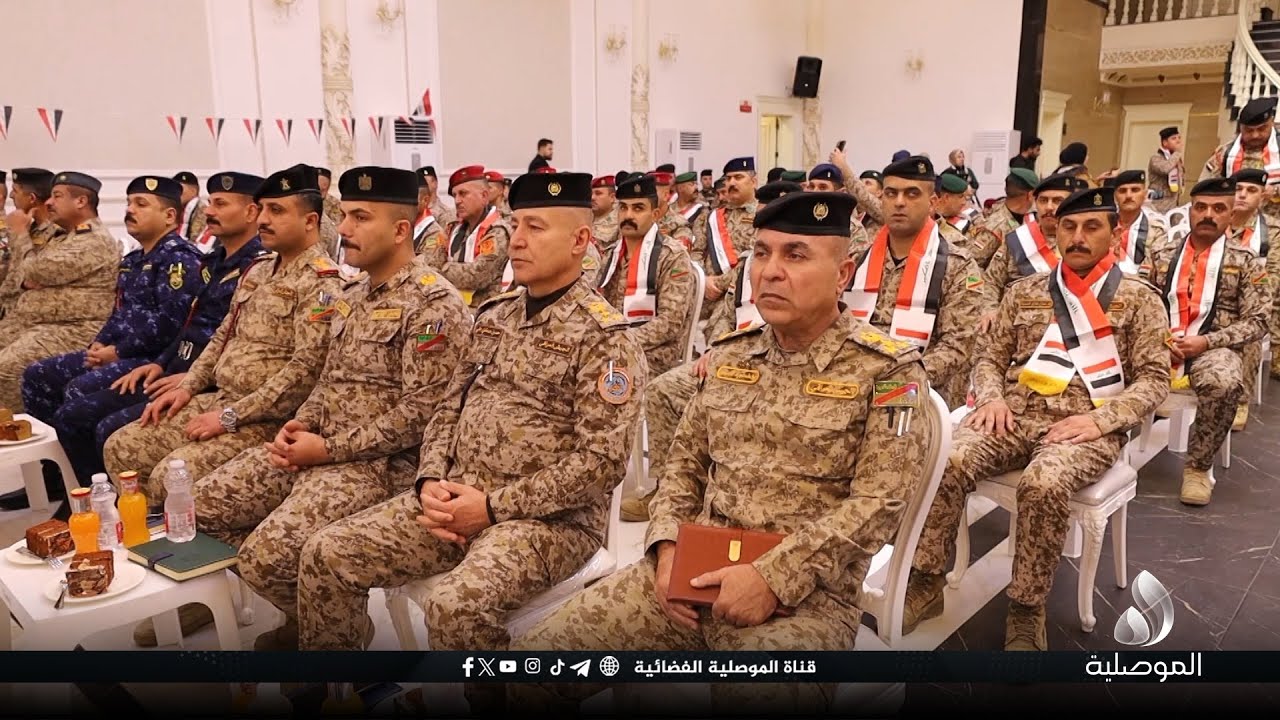 قيادات عسكرية ونخب في نينوى تهنئ الجيش العراقي بمناسبة الذكرى 105 لتأسيسه