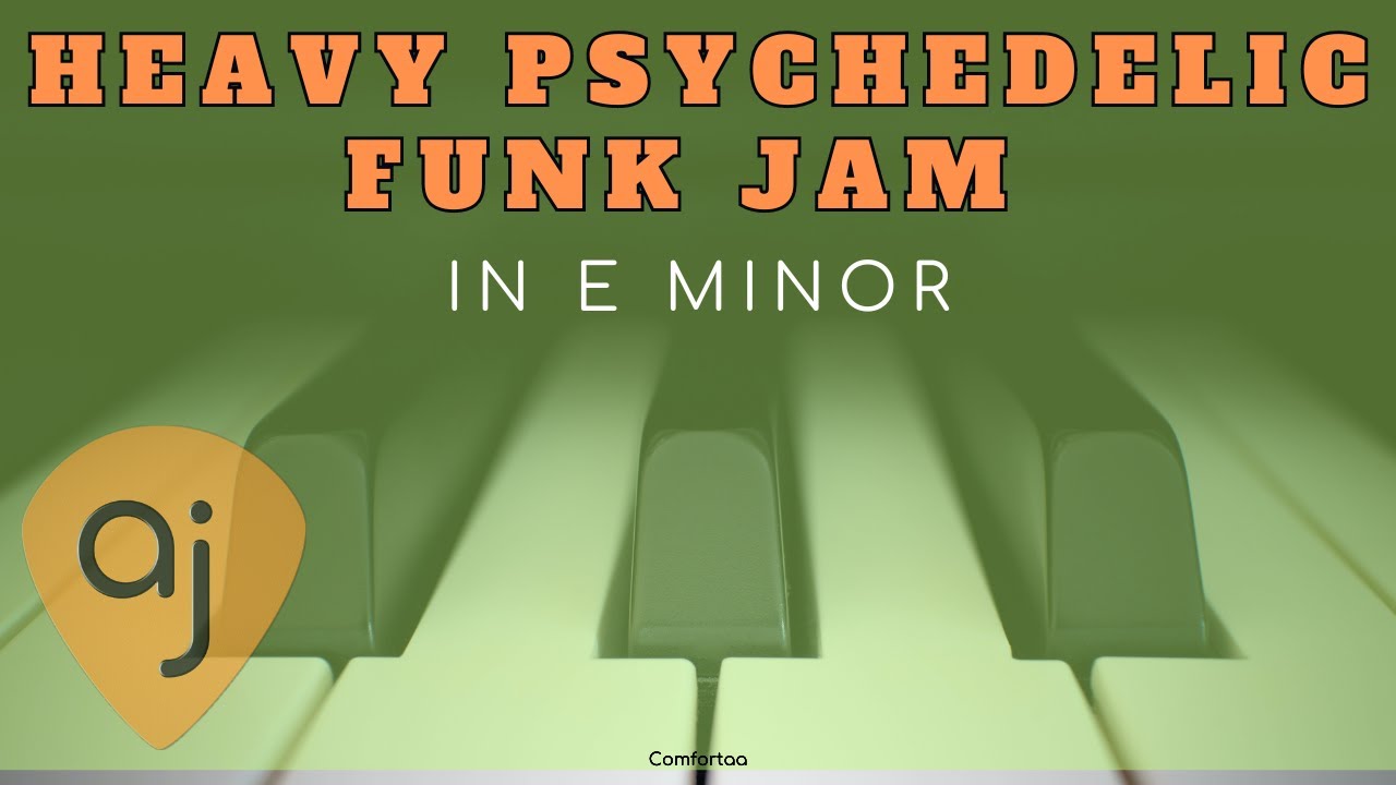 Groovy Psychedelic Funk Backing Track For Piano And Keys - Play Along Jam #alphajams
