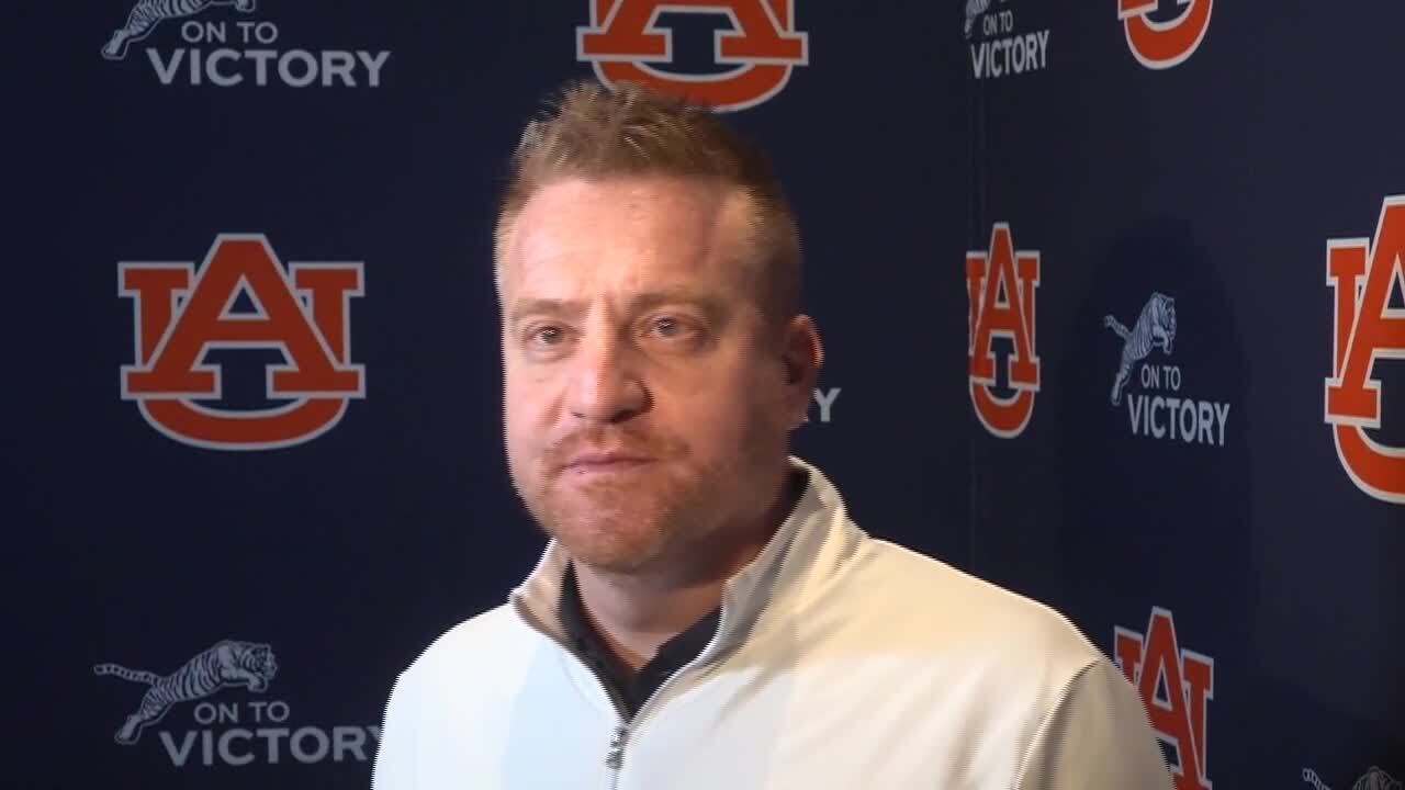 Auburn’s Alex Golesh in Huntsville