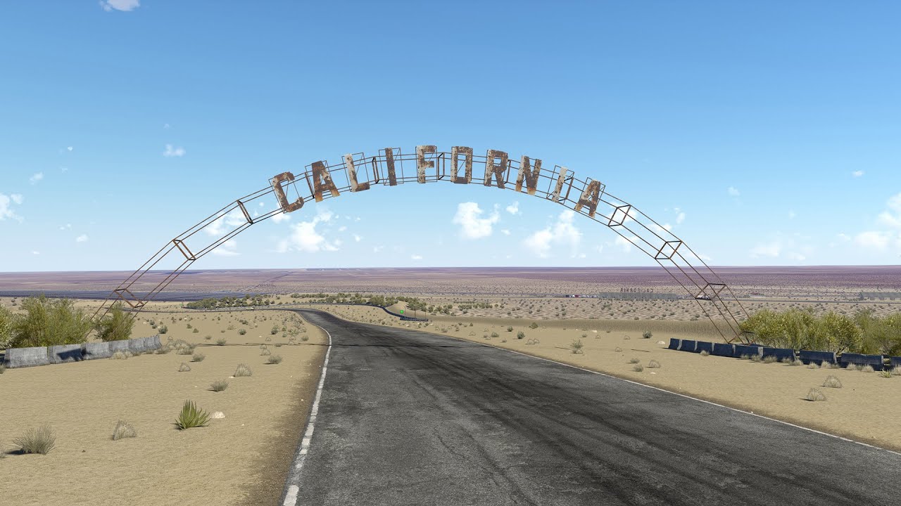 Realistic Race Track California
