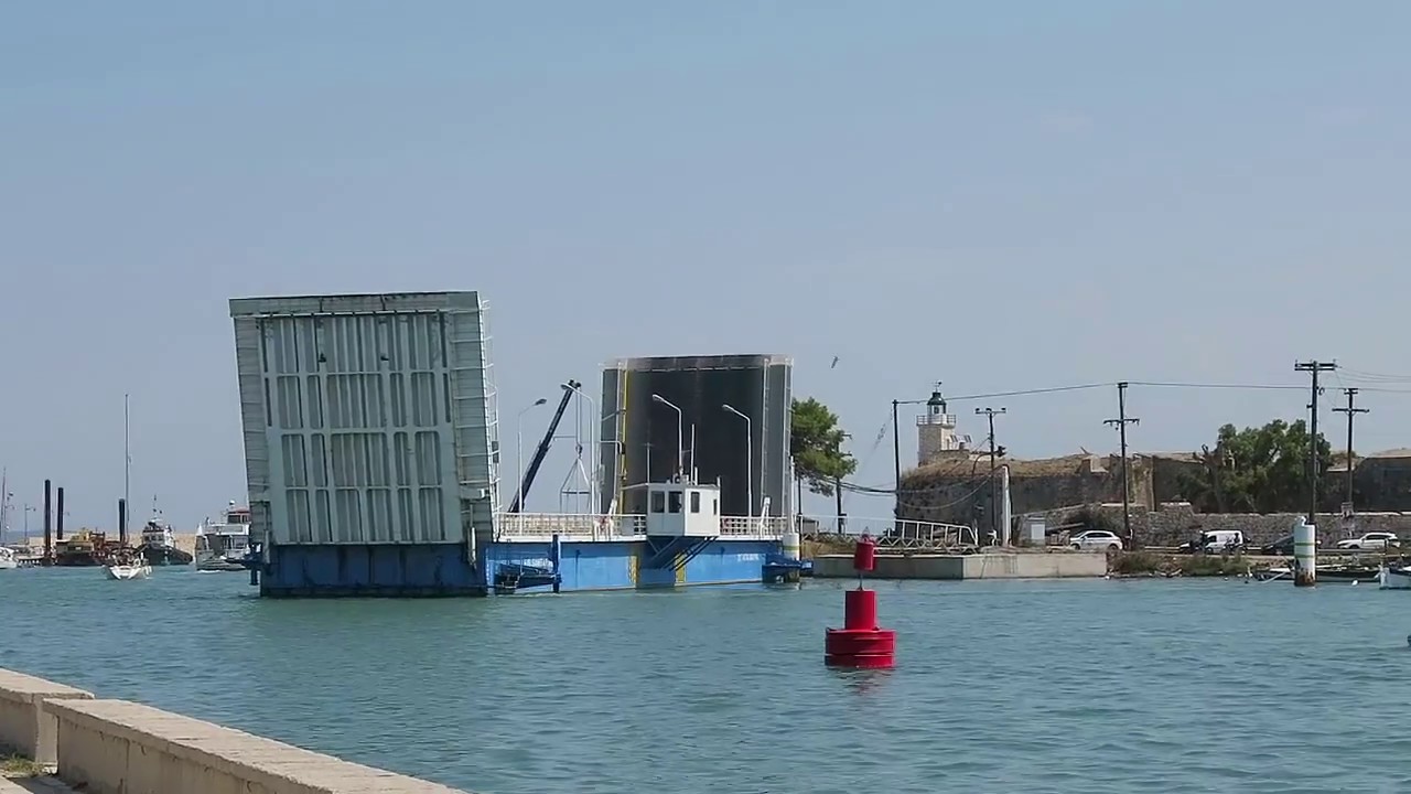 Lefkada Boat Bridge &mdash; Wandering Greece