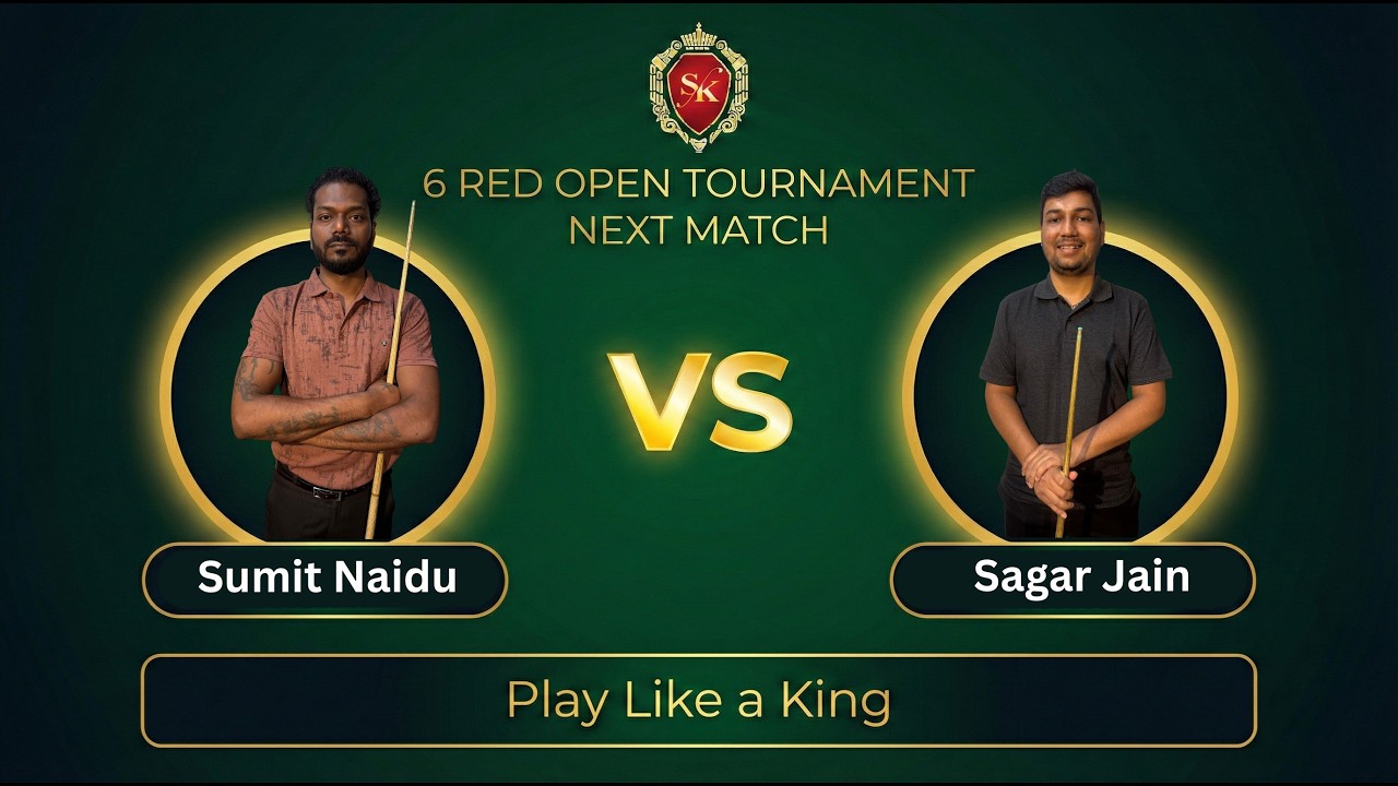 Snooker King 6 Ball Open Tournament | LIVE MATCH | DAY 5 TABLE 1 (6:00 PM)