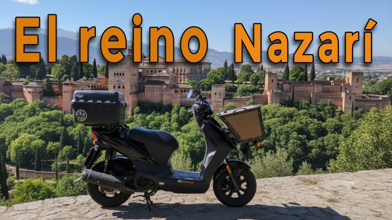 Así es viajar en mi Carry 125 por Andalucía. Granada.