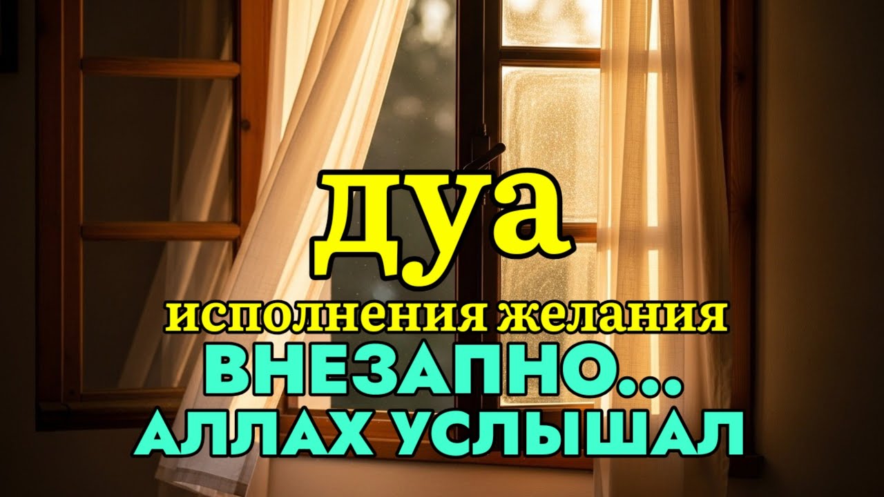 🤲✨ Аллах услышал твоё молчание… В твоём доме это произойдёт ВНЕЗАПНО” ✅ #дуа для исполнения желания