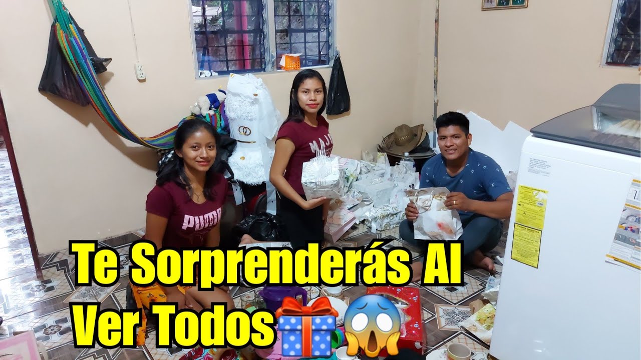 Edy Y Daysi Muy Emocionados Terminan D Destapar Todos Sus REGALOS De Boda🎁Veán Q Más nos Regalaron😱😱