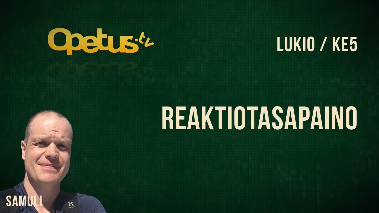Reaktiotasapaino