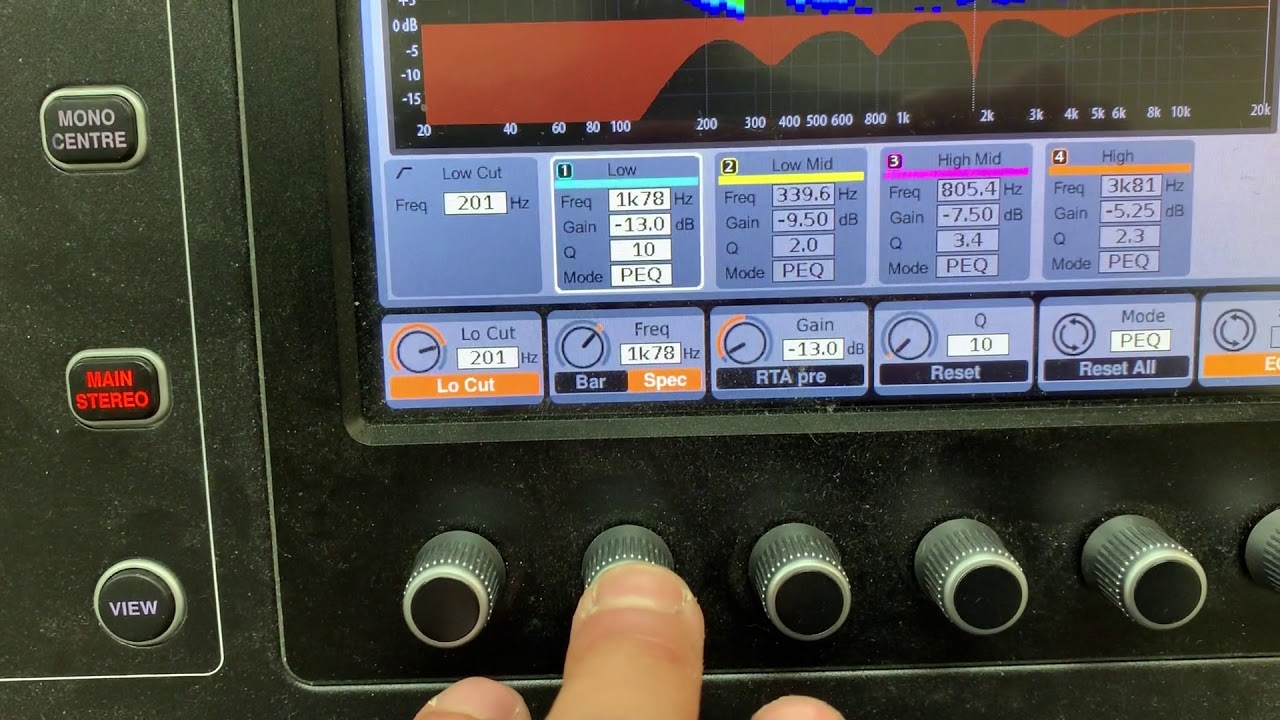 Midas m32 (Equalizer part 1)