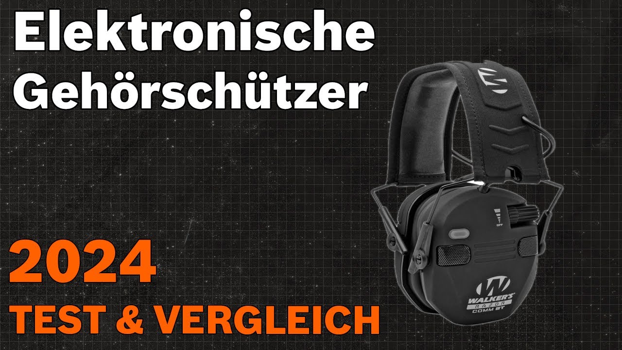 TOP–7. Die besten Elektronische Gehörschützer. Test & Vergleich 2024 | Deutsch