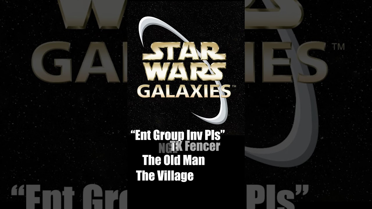 Star Wars Galaxies Nostalgia - SWG Login Theme, Jedi, MMO, MMORPG SOE 2000