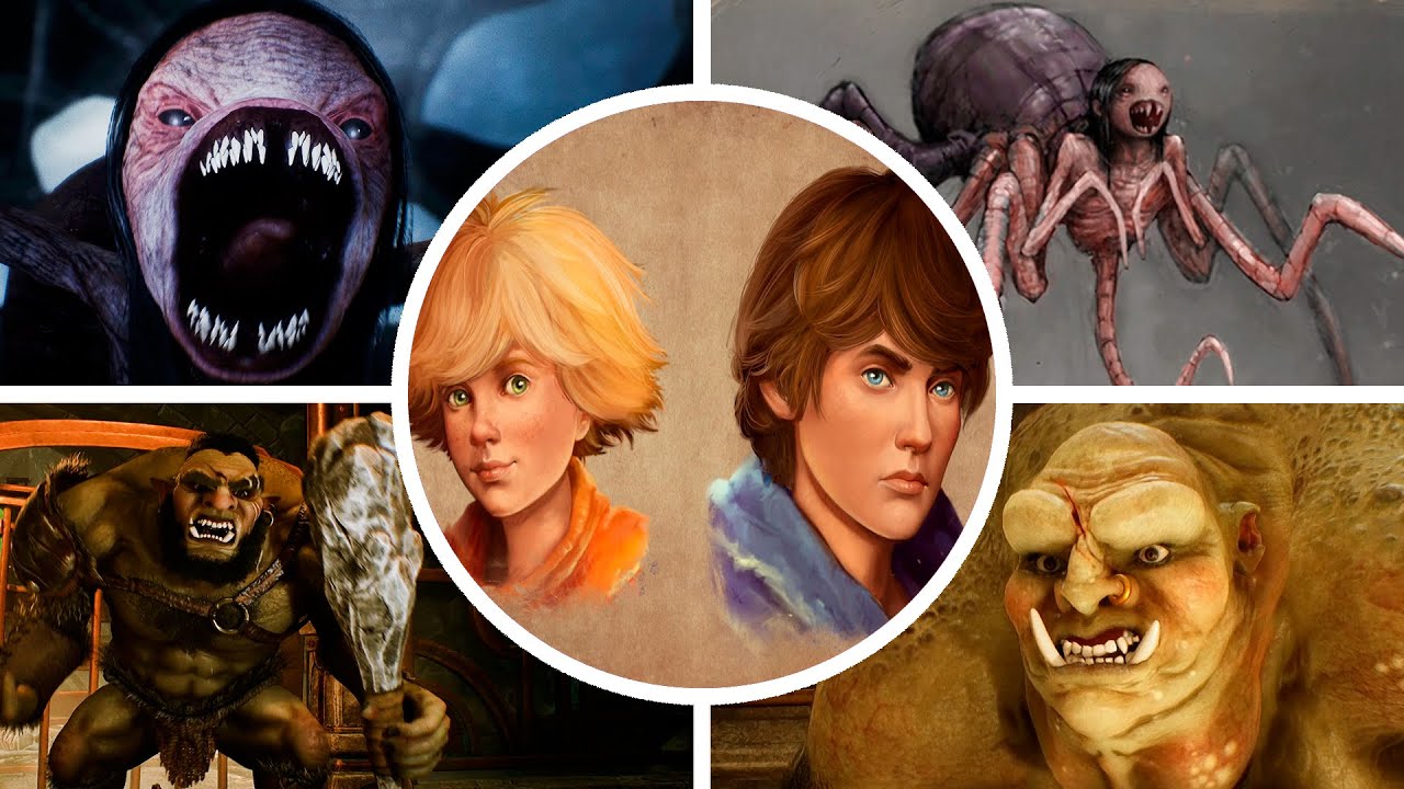Brothers: A Tale of Two Sons Remake - All Bosses With Cutscenes + Ending