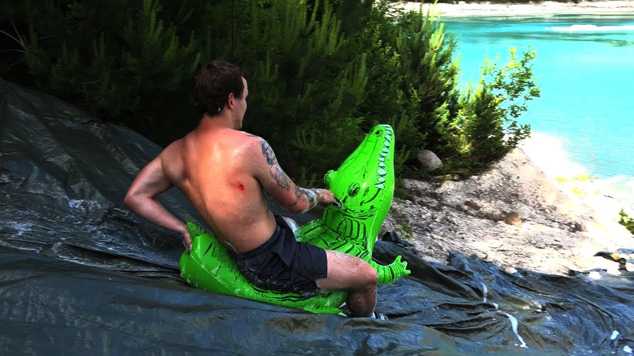 Waterslide i ett kalkbrott | Levande - Nu - Då - För Alltid! #2