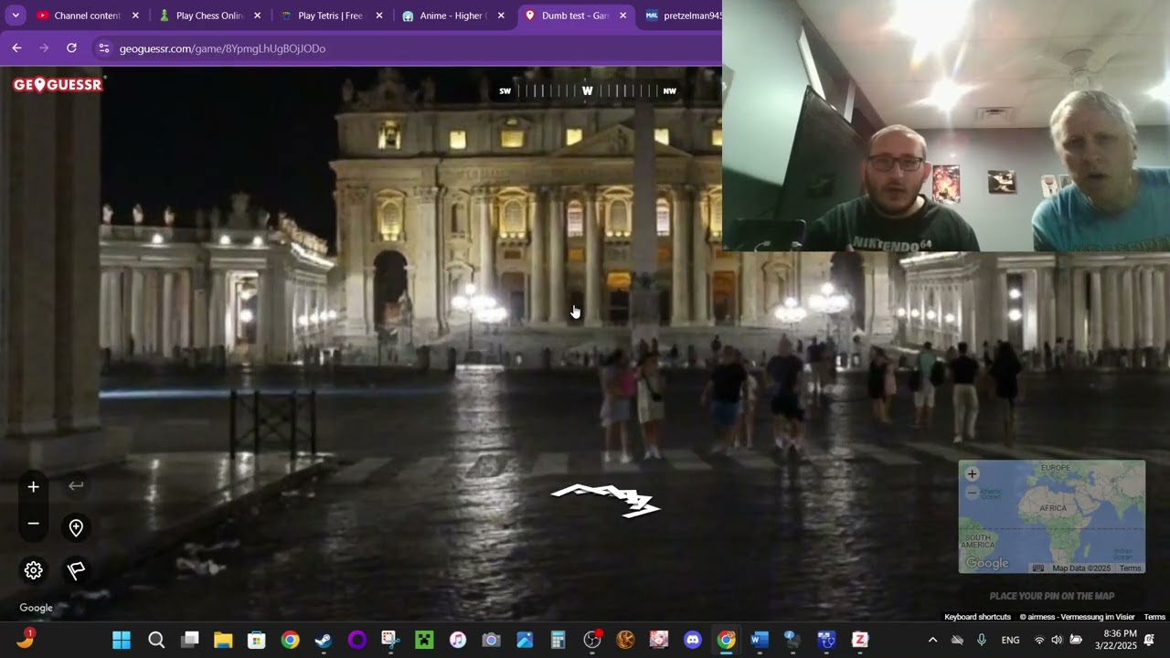 My dad tries Geoguessr for the first time...