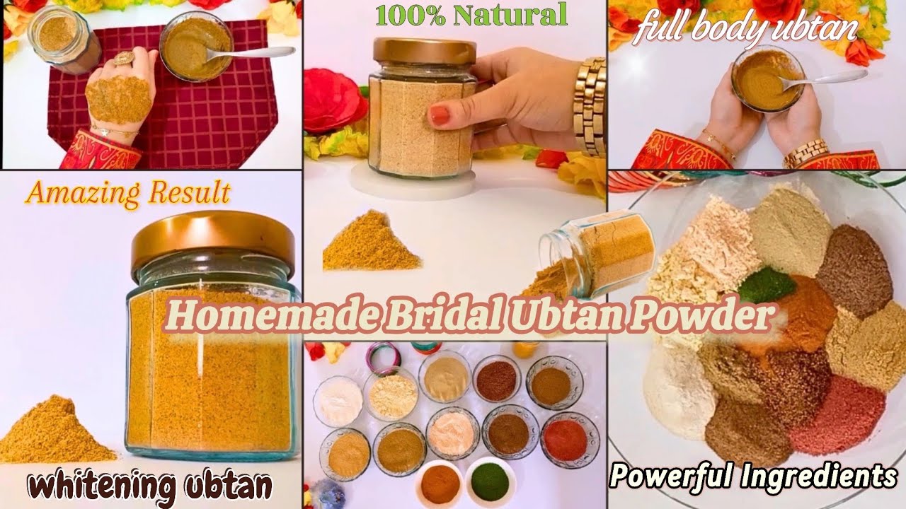 Homemade Bridal Ubtan For Fair Skin ✨| Get Instantly Bright Skin | full body bridal ubtan #beauty