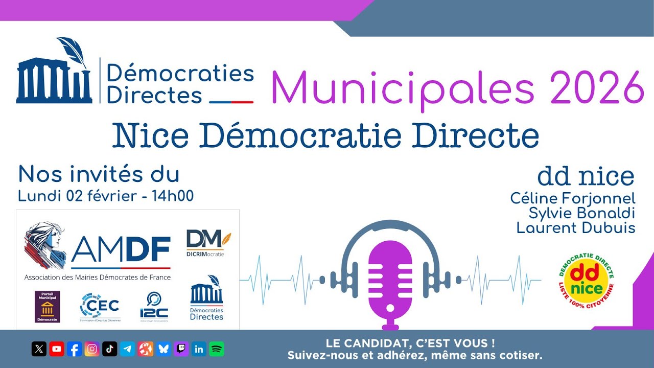 DDs & AMDF Municipales 2026 - DD Nice
