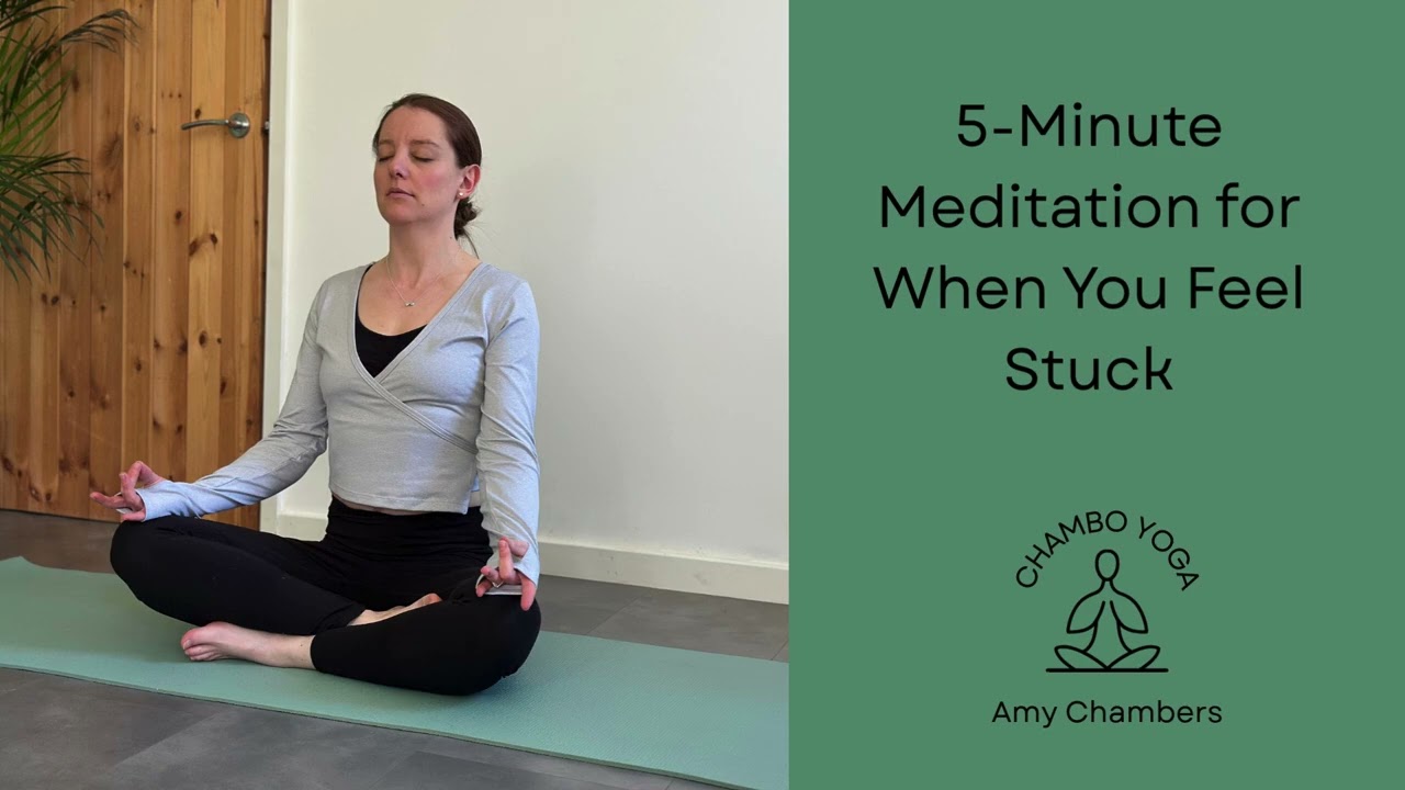 Meditation For When You Feel Stuck | 5 Minute Beginner Guided Practice
