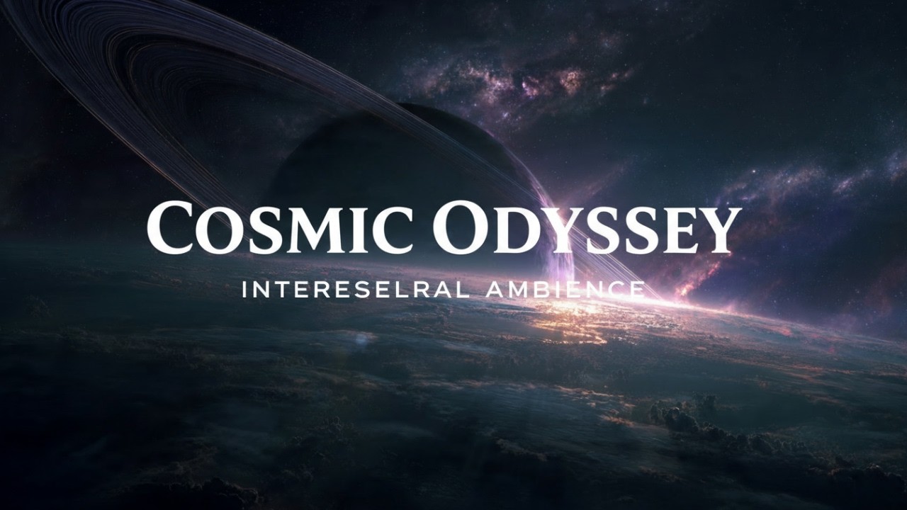 Cosmic Odyssey 🚀 Interstellar Space Ambience for Sleep, Study & Relax (4 Hours)