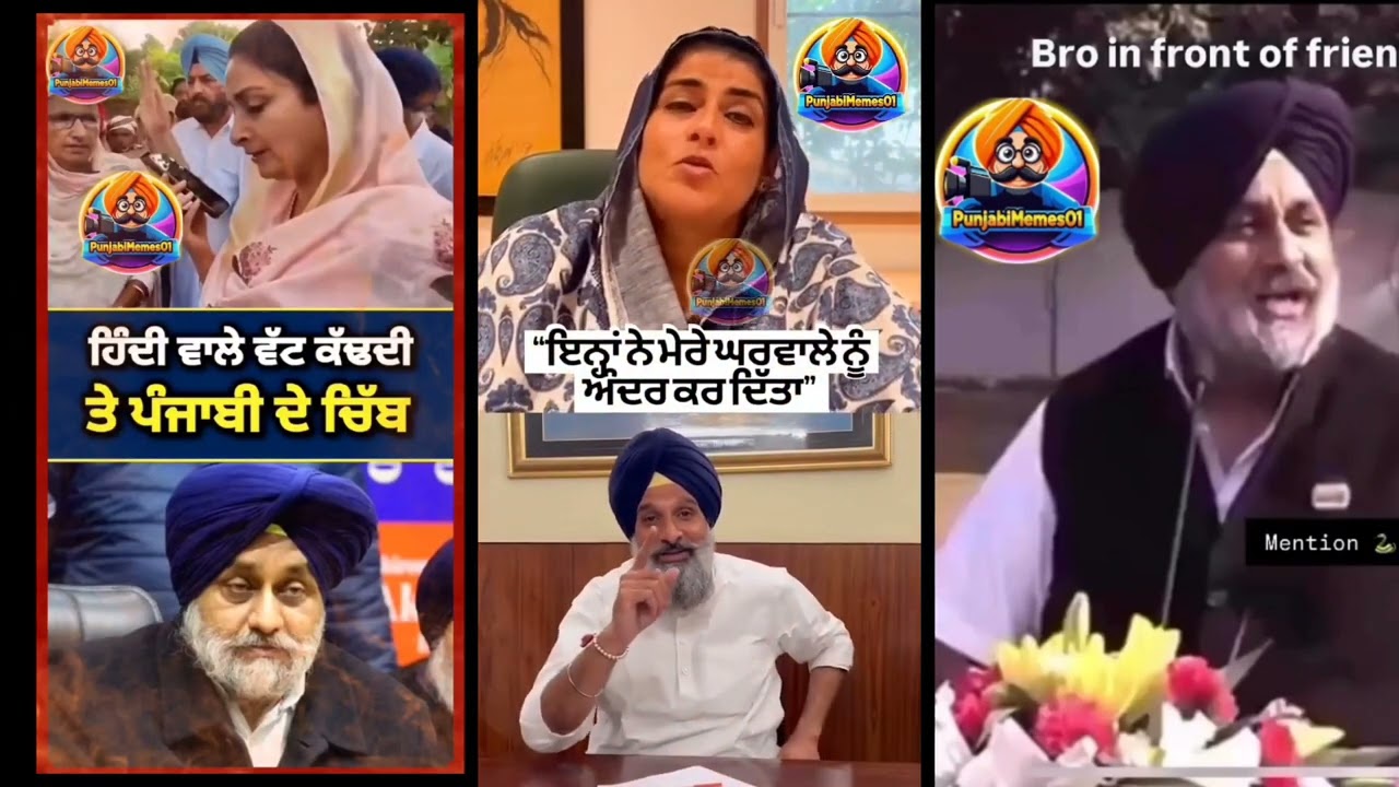 Punjabi Politics Funny Speech | Punjabi Memes 