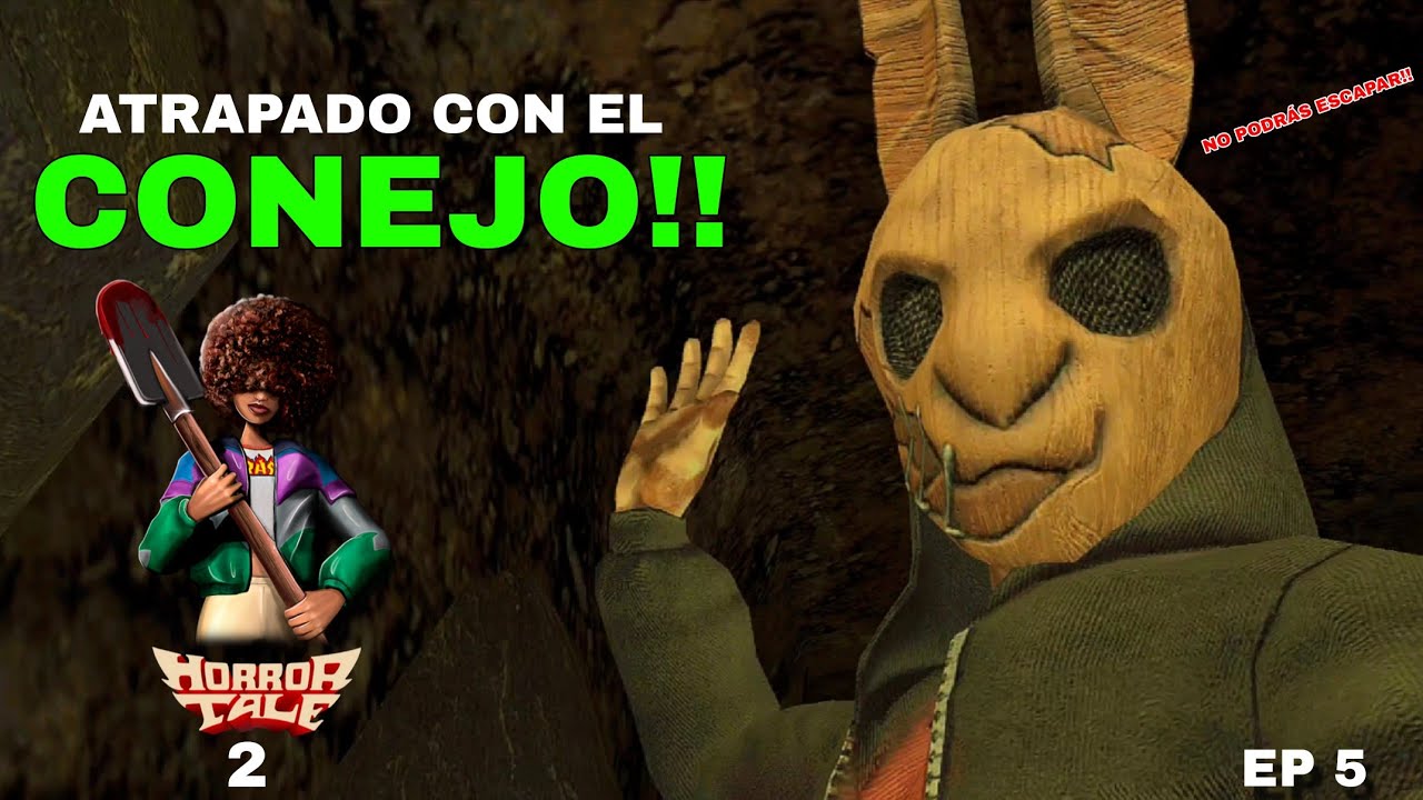 ✅ES IMPOSIBLE ESCAPAR DE ESTE CONEJO!! [Horror Tale 2] Cap 5