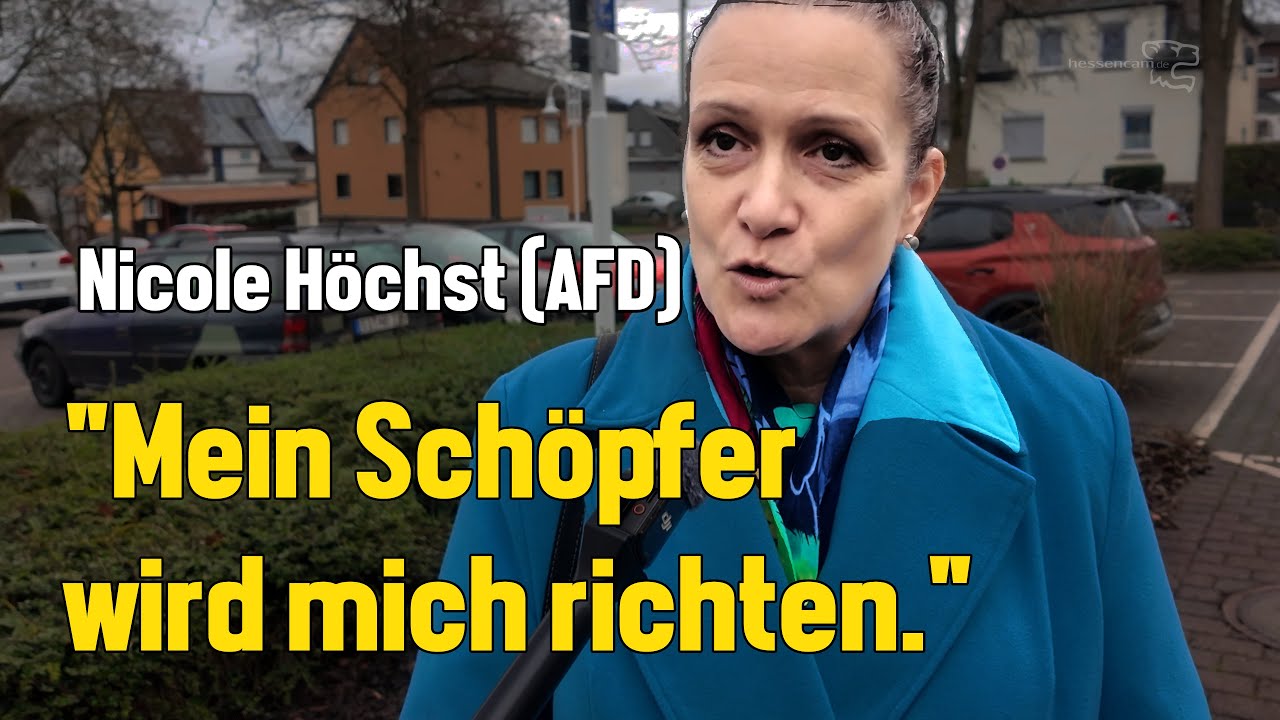 Kurze Begegnung mit Nicole H&ouml;chst (AfD)