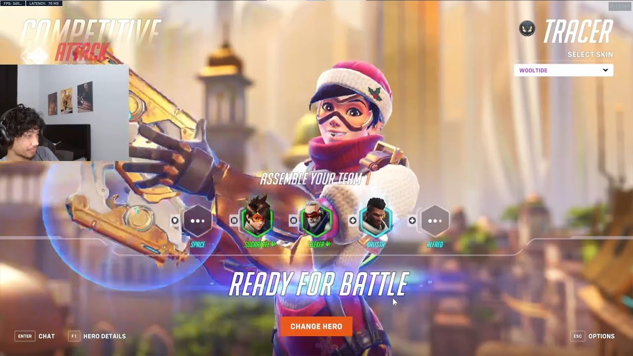 37 ELIMS! Sugarfree INSANE Tracer Season 8 Top 500 Gameplay Overwatch 2